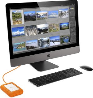 Dysk zewnętrzny HDD LaCie HDD Rugged RAID Pro 4 TB Srebrno-pomarańczowy (STGW4000800) 5