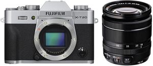 Aparat Fujifilm Aparat cyfrowy X-T20 srebrny + XF 18-55mm -FujiFilm X-T20 silver + XF 18-55mm 1