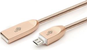 Kabel USB TB Print USB-Micro USB 1m metalowy miedziany (AKTBXKU2MBA100C) 1