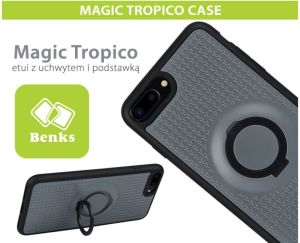 Benks Etui Magic Tropico Apple iPhone 7 Plus Biało-Szary 5