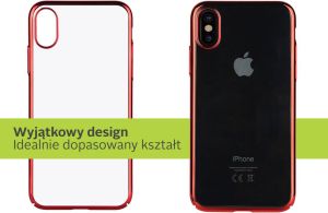 Benks Etui Electroplating TPU Apple iPhone X - Złoty 3