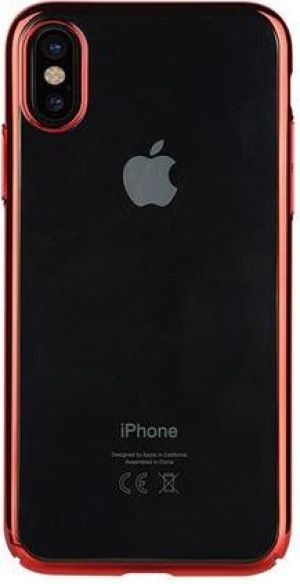 Benks Etui Electroplating TPU Apple iPhone X - Czerwony 1