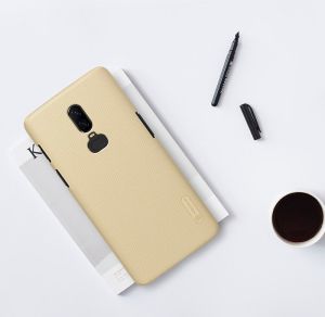 Nillkin Frosted Shield do OnePlus 6 złoty 2