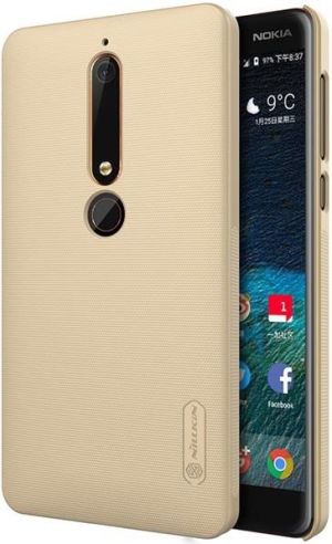 Nillkin Etui Frosted Shield Nokia 6 2018 Złoty 5