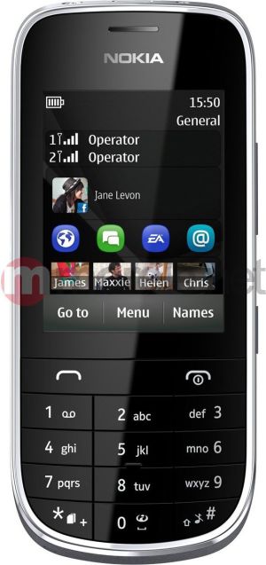 Telefon komórkowy Nokia Asha 202 Szary 1