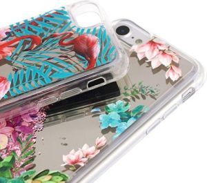 TelForceOne Nakładka Liquid Mirror TPU Flower1 do iPhone X 2