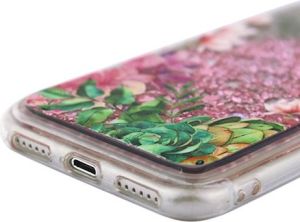 TelForceOne Nakładka Liquid Mirror TPU Flower1 do iPhone X 5