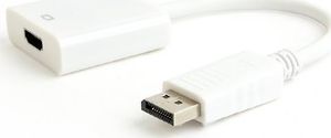 Adapter AV Gembird DisplayPort - HDMI biały (A-DPM-HDMIF-03-W) 1