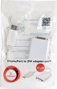Adapter AV Gembird DisplayPort - DVI-I biały (A-DPM-DVIF-03-W) 2