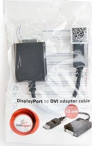 Adapter AV Gembird DisplayPort - DVI-I czarny (A-DPM-DVIF-03) 2