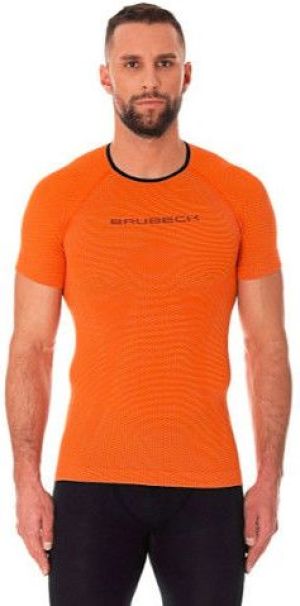 Brubeck Koszulka męska 3D Run PRO z krótkim rękawem pomarańczowa r. XXL (SS11920) 1