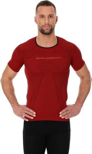 Brubeck Koszulka męska 3D Run PRO z krótkim rękawem czerwona r. S (SS11920) 1
