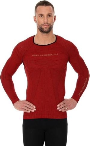 Brubeck Bluza męska 3D Run PRO z długim rękawem czerwona r. XL (LS13000) 1