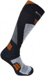 Brubeck Skarpety dziecięce Ski Force szaro-pomarańczowe r. 30-32 (BSK001/J) 3