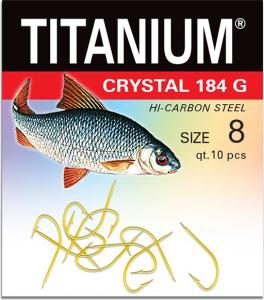 Robinson Haczyk Titanium CRYSTAL (10 szt.) r. 8 (02-P-184G-08) 1