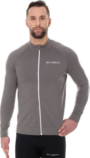 Brubeck Bluza męska active wool szara r. XL (LS13330) 1