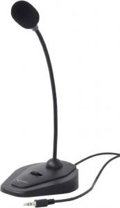 Mikrofon Gembird biurkowy z włącznikiem, czarny (MIC-D-01) 1