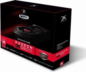 Karta graficzna XFX RX 580 8GB GTR Black Edition Crimson 1386/8100 (3x DP HDMI DVI) (RX-580P8DBRR) 8