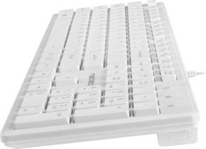 Klawiatura Natec Discus slim Przewodowa Biała US (NKL-1184) 2