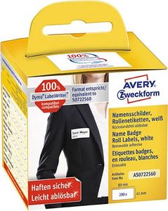 Avery Zweckform ETYKIETY ZF IDENTYFIKATOR IMIENNY W ROLI 41X89 MM 2