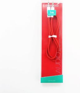 Kabel Platinet Jack 3.5mm - Jack 3.5mm 1m czerwony (OACFBJJBR) 1