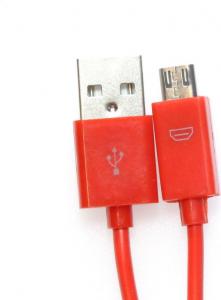 Kabel USB Platinet USB-A - microUSB 1 m Czerwony (OUPVC3MR) 1