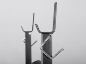 NEO SPORT Ławeczka do ćwiczeń pod sztangę + modlitewnik NS-200 czarno-czerwona 3