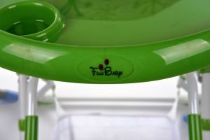 FUN BABY Krzesełko do karmienia dzieci, rozkładane - Basic- zielone 13