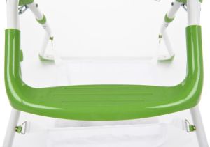 FUN BABY Krzesełko do karmienia dzieci, rozkładane - Basic- zielone 15