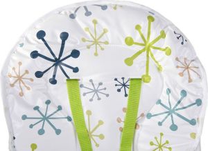 FUN BABY Krzesełko do karmienia dzieci, rozkładane - Basic- zielone 9