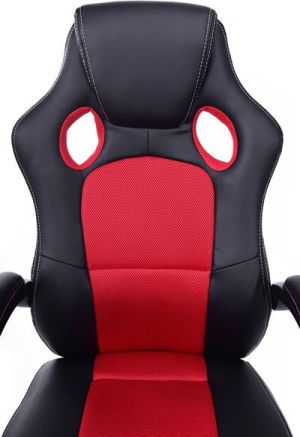 Fotel Imaggio Fotel biurowy RACER XS czarno - czerwony 8