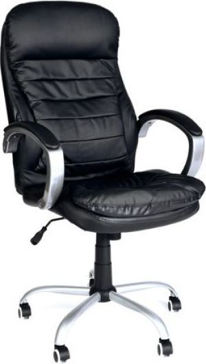 Krzesło biurowe Imaggio Fotel biurowy VIP MASSERANO czarny + gratis ! 1