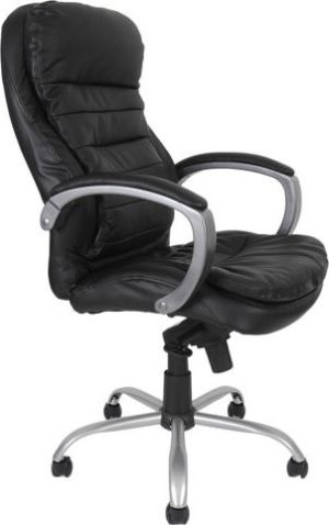 Krzesło biurowe Imaggio Fotel biurowy VIP MASSERANO czarny + gratis ! 3