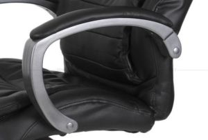 Krzesło biurowe Imaggio Fotel biurowy VIP MASSERANO czarny + gratis ! 5