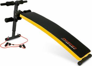NEO SPORT Ławeczka skośna do ćwiczeń z ekspanderami NS-08G czarna 2