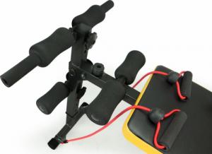 NEO SPORT Ławeczka skośna do ćwiczeń z ekspanderami NS-08G czarna 5