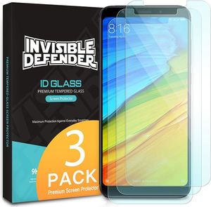 Ringke 3x szkło hartowane Ringke Invisible Defender Redmi Note 5 1