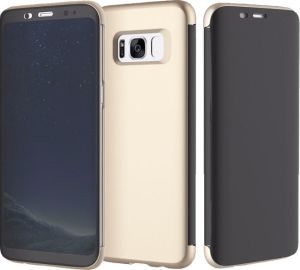 Rock Etui rock dr. v z interaktywną klapką Galaxy S8+ Plus złote 1