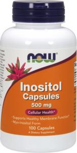 NOW Foods Inositol 500mg 100 kaps. 1