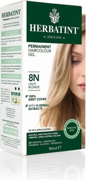 Herbatint  Naturalna Trwała Farba do Włosów Seria N Naturalna nr 8N - Jasny Blond 1