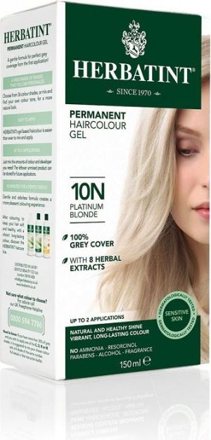 Herbatint  Naturalna Trwała Farba do Włosów Seria N Naturalna nr 10N - Platynowy Blond 1