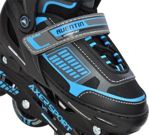 Rolki Axer Sport Rolki Adjustable Inline Skates Aventin czarno-niebieskie r. 31-34 (A26502) 3