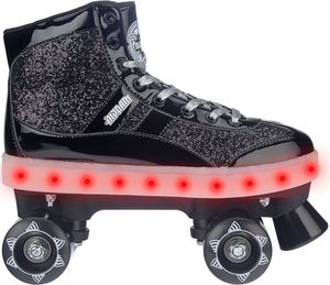 Nijdam Wrotki Flashing Glitter and Glamour czarne r. 37-38 (28367) 4