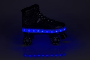 Nijdam Wrotki Flashing Glitter and Glamour czarne r. 37-38 (28367) 7