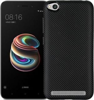 Etui Carbon Fiber Xiaomi Note 5A czarny /black without cut finger print 1