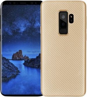 Etui Carbon Fiber Samsung S9 Plus G965 złoty/gold 1