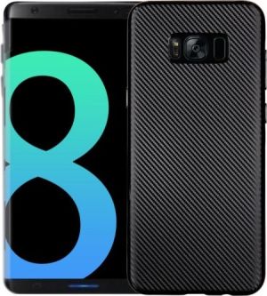 Etui Carbon Fiber Samsung S8 Plus G955 czarny/black 1