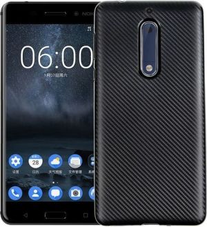Etui Carbon Fiber Nokia 5 czarny/black 1