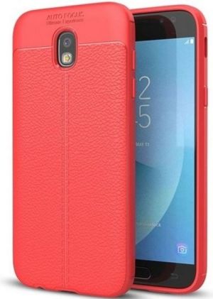 Etui Grain Leather Samsung J5 J530 2017 czerwony/red 2