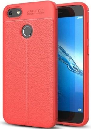 Etui Grain Leather Huawei P8 Lite 2017 czerwony/red 2